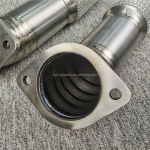 Collecteur d'échappement avec silencieux pour Nissan GTR R35 en acier inoxydable et titane soudé TIG, épaisseur 1,5 mm - Product Image 4