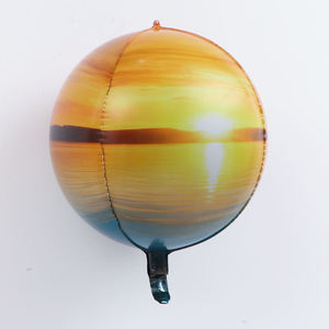 Vente chaude 22 pouces 4D rond terre coloré planétaire feuille ballon cadeau pour le monde entier fête jour de la terre décor - Product Image 3