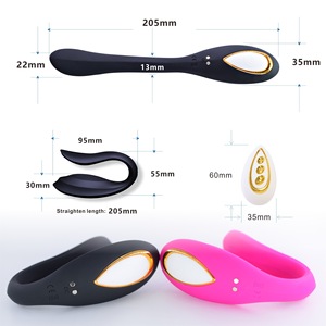 Kovida Control Remoto en Forma de U Usable Vibrador Consolador Sexual Vibrador Resonancia Huevo Saltar Usando Masturbación - Product Image 3