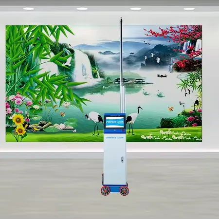 Perfect Laser Industrial Control All-In-One Small And Portable Metal Wood UV Vertical Wall Printer For Advertising Industry