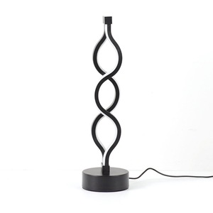 Lampe de <span class=keywords><strong>table</strong></span> en forme d'algue, veilleuse USB créative en spirale, intensité réglable, moderne, en fer, sans fil, pour salon, bureau flexible - Product Image 4