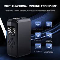 Compresseur d'air portable 12v de qualité supérieure gonfleur de pneu de vélo automatique pompe gonflable de moto électrique Mini pompe à air pour pneus de voiture