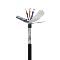 4 conducteurs 0.5mm 0.75mm 1.5mm 2.5mm 4mm 6mm 24 Awg Fil électrique à conducteurs multiples Flexible Cu/pvc Rvvp Câble blindé à conducteurs multiples