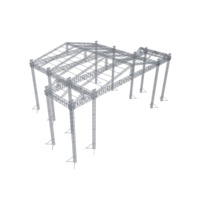 Sistema de Entramado de Aluminio de Alta Calidad para Escenarios, Entramado de Línea de Alta Resistencia, Entramado Portátil para Escenarios, Equipo de Escenario de Larga Vida Útil