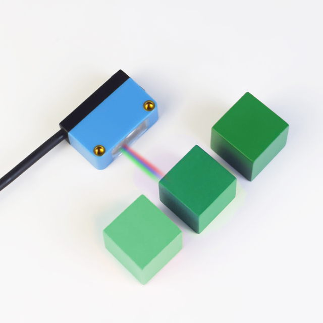 Jimou LQD-CSM LQD-KTM Optical Switch 8-20mm Detects Single/Three Colors NPN PNP RGB Color Mark Sensor