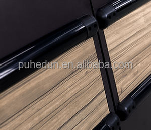 आधुनिक स्टील और लकड़ी खुदरा चेकआउट काउंटर सुपरमार्केट के लिए उपयुक्त हैं - Product Image 4