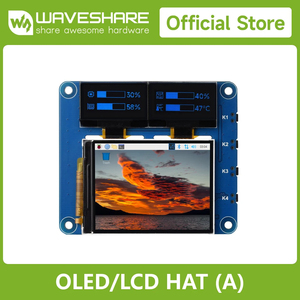 Waveshare Raspberry Pi OLED/LCD HAT, Pantalla Principal LCD IPS de 2 Pulgadas Integrada y Pantallas Secundarias OLED Azules Dobles de 0.96 Pulgadas K644 - Product Image 3