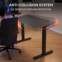 Table de jeu AOR, table élévatrice électrique intelligente, plateau silencieux de qualité E0, vente en gros d'usine, protection contre la surchauffe