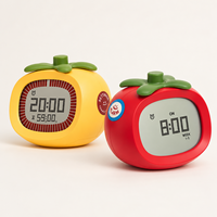 2026 Neuer Niedlicher Tomatenförmiger Elektronischer Digitaler Wecker Countdown-Timer Schlummerfunktion Batteriebetrieben Wohnzimmer Individuell Anpassbar