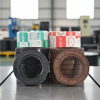 Joint d'étanchéité à double lèvre TC BASL NBR FKM pour arbre rotatif, pour applications de boîtes de vitesses, pompes, moteurs et machines industrielles