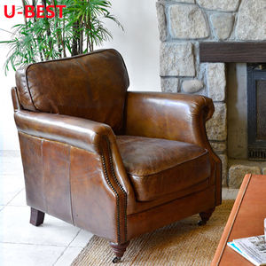 U-BEST - Sofá de Cuero y Madera Maciza de Estilo Europeo Retro, <span class=keywords><strong>Muebles</strong></span> <span class=keywords><strong>para</strong></span> el Hogar, Mobili Per <span class=keywords><strong>La</strong></span> <span class=keywords><strong>Casa</strong></span>, Juego de <span class=keywords><strong>Muebles</strong></span> <span class=keywords><strong>para</strong></span> Sala de Estar - Product Image 3