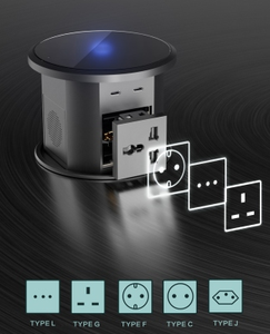 Venta caliente Pop Up Outlet Gabinete de cocina Toma de corriente eléctrica de escritorio con USB - Product Image 2