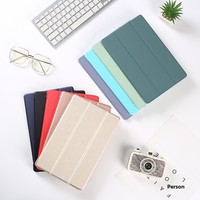 JINYAFENG Sarung Tablet Kulit PU Tahan Air untuk iPad Air 1/2/3/4 & Pro 9.7 dengan Mode Tidur 10.4x15cm