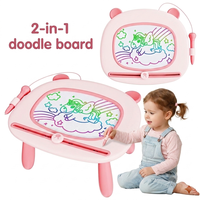 Tableau de dessin magnétique 2-en-1 personnalisé pour enfants, idéal pour les voyages et les activités créatives, cadeau pour les tout-petits