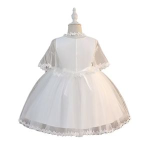 ชุดเดรสเด็กสองชิ้นแบบใหม่ ผ้าลูกไม้และผ้าทูล สำหรับงานวันเกิด - Product Image 3