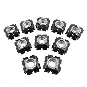 Advanced <b>Spring</b> <b>Clip</b> Tube Insert Nut Connector with Secure Locking for Steel Profiles - Product Image 3