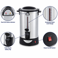 Chauffe-eau électrique commercial en acier inoxydable 25L pour hôtels et restaurants – Distributeur d'eau chaude