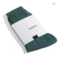Bandes de colisage en papier kraft recyclé, écologiques, imprimées sur mesure, pour emballage de chaussettes, vente en gros
