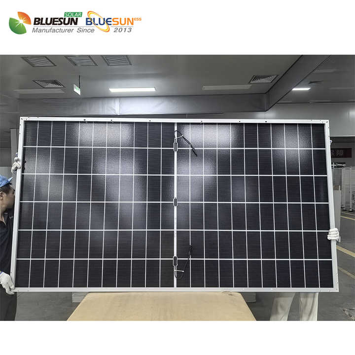Bluesun N Type Topcon PV Solar Panel EU Stock 720W 715W 710W Bifacial ...