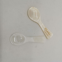 Cuillère de luxe personnalisée avec logo, en porcelaine émaillée, durable, 7 cm, pour petits desserts, glaces, caviar, cadeau de mariage, vaisselle de fête
