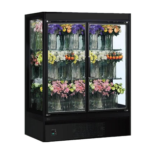 3도어 유리문형 직립형 디스플레이 냉장고 꽃 냉장고 팬 냉각 3060L 2~8도 - Product Image 3