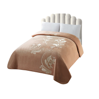 Design classique 100% Polyester microfibre maison literie broderie Patchwork housse de couette ensemble