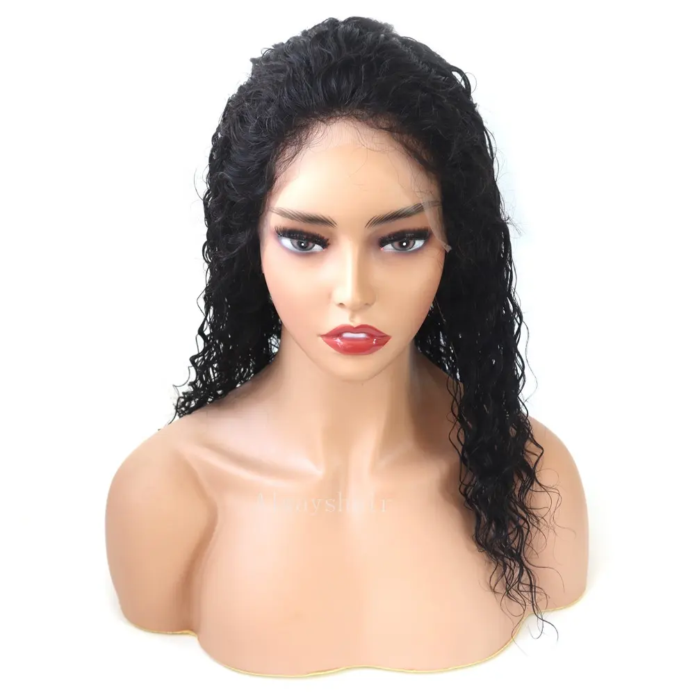 Indian Human Hair 14 inches Full French Lace with Stretch in Middle Wig