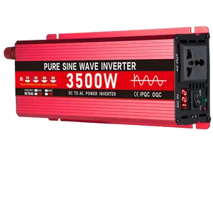 New Arrival Chất lượng cao 12V 24V DC để AC 110V 220V tinh khiết Sine Wave Inverter Power Inverter 3500 Wát