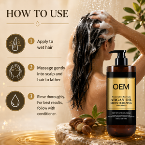 OEM ODM 500ml Argan Oil <b>Moisturizing</b> <b>Shampoo</b> Deep Cleansing Nourishing Repairing Sulfate Free Argan Oil <b>Shampoo</b> - Product Image 6