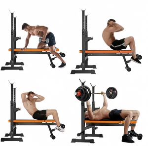 CZFIT Set de Banco de Levantamiento de Pesas con Soporte para Barra, para Ejercicios de Piernas y Sentadillas, Banco Ajustable para Levantamiento de Pesas - Product Image 1