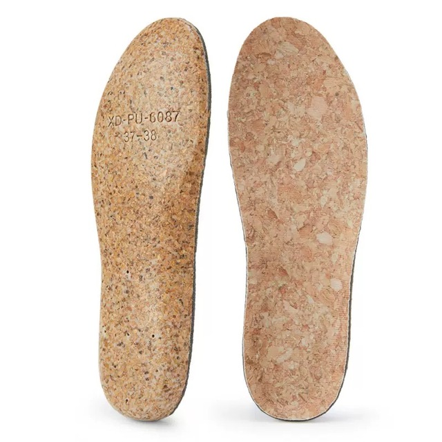 Cork Insole Sweat-Absorbing Breathable Flatfoot Insole High-Elastic Shock-Absorbing Sports Shoe Insole