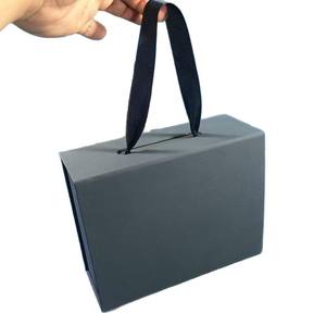 Grandes boîtes pliantes en carton rigide avec logo, emballage <span class=keywords><strong>cadeau</strong></span> de luxe, matériaux recyclés, boîtes en papier magnétiques rigides <span class=keywords><strong>pour</strong></span> montres - Product Image 3