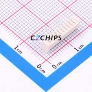 ZX-MX1.25-10PWZ Wire-to-Board Pin Header Bent Lead Through Hole,P=1.25mm 1x10P 1.25mm Right Angle Insert PicoBlade (MX 1.25) - Product Image 2
