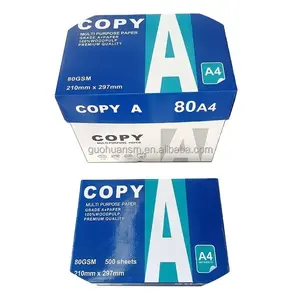 China Manufacturers OEM 70GSM 75GSM 80GSM 100% Pulp A4 Paper Copier 500 Sheets legal size glossy paper