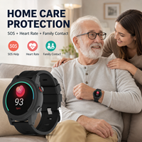 Reloj Inteligente L23 4G GPS para Personas Mayores con Llamada de Emergencia SOS, Alerta de Vida, Monitoreo de Salud, Compatible con Android Launcher API SDK