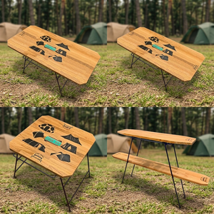 Impromptu Picnic on Road Trips a Outdoor <b>Camping</b> Multi-purpose <b>Table</b> - Product Image 1