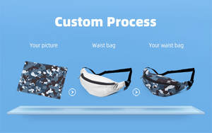 Tas pinggang nilon tahan air mode baru tas pinggang dompet kualitas tinggi tas dada tas selempang lucu tas sabuk olahraga - Product Image 6