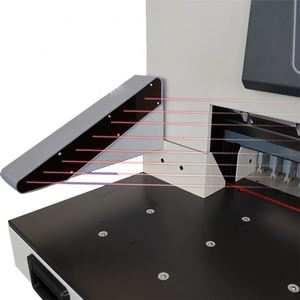 ST-6710L Programmed Electric Automatic 670mm <b>Hydraulic</b> Guillotine Paper <b>Cutter</b> Paper Cutting Machine - Product Image 5