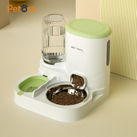 Distributeur automatique d'eau et de nourriture pour animaux de compagnie Petora, double usage, 2 en 1, pour chat et chien, fournitures d'alimentation pour chaton, chiot, alimentation à domicile