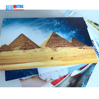 Buena calidad personalizar DIY sublimación impresión en blanco hoja de aluminio panel de fotos hoja de metal de aluminio