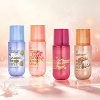 Spray Corporal y Capilar con Aroma Intenso a Durazno, Fresa y Vainilla, 250 ml, con Brillo, Directo de Fábrica, para Mujer