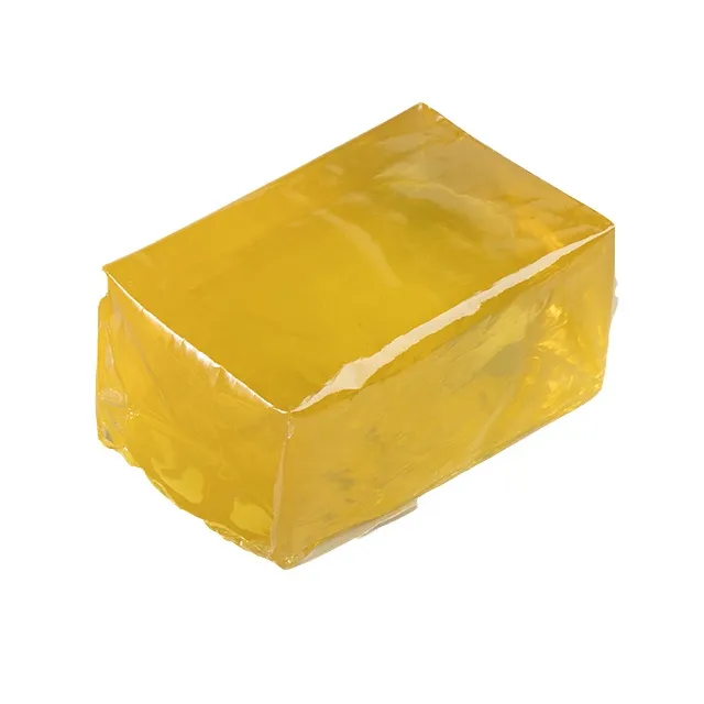 Used for poultices and non-woven fabrics High viscosity hot melt adhesive block EVA yellow Hot melt pressure sensitive adhesive