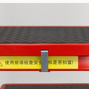 Folding <b>Ladder</b> 4 Steps 180cm Height Double Sided Portable Indoor Use Carbon Steel Construction - Product Image 3