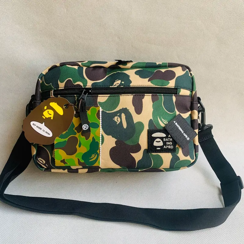 New Style BAPE Bags Camouflage Ape borsa da viaggio monospalla da uomo e da donna