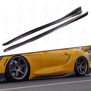 Kit carrosserie jupes latérales style VRS en fibre de carbone pour Toyota GR Supra MK V A90 A91 Jupes latérales 2019-2022 - Product Image 2