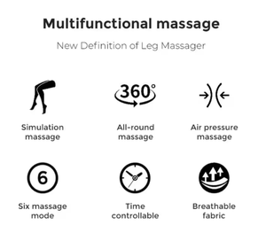 אלחוטי 2024 8 12 חדרי התאוששות משאבת מגפיים עיסוי, נייד שרירים מותאם אישית לוגו ספורט רגל אוויר - Product Image 5