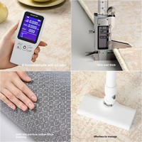Tapis de salon moderne et minimaliste, couleur unie, en polyester, antidérapant, résistant aux taches, lavable, grand tapis de sol, décoration de canapé