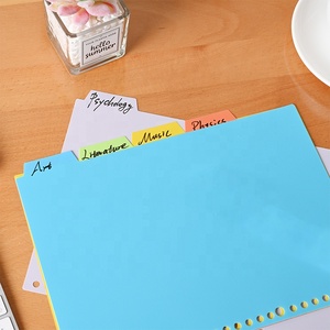 AFFISURE Office Station ery 5-<span class=keywords><strong>Tab</strong></span> Kunststoff 3-Loch-Ringbinder Index teiler Multifunktions-Datei ordner für die Schule A4 Größe - Product Image 5