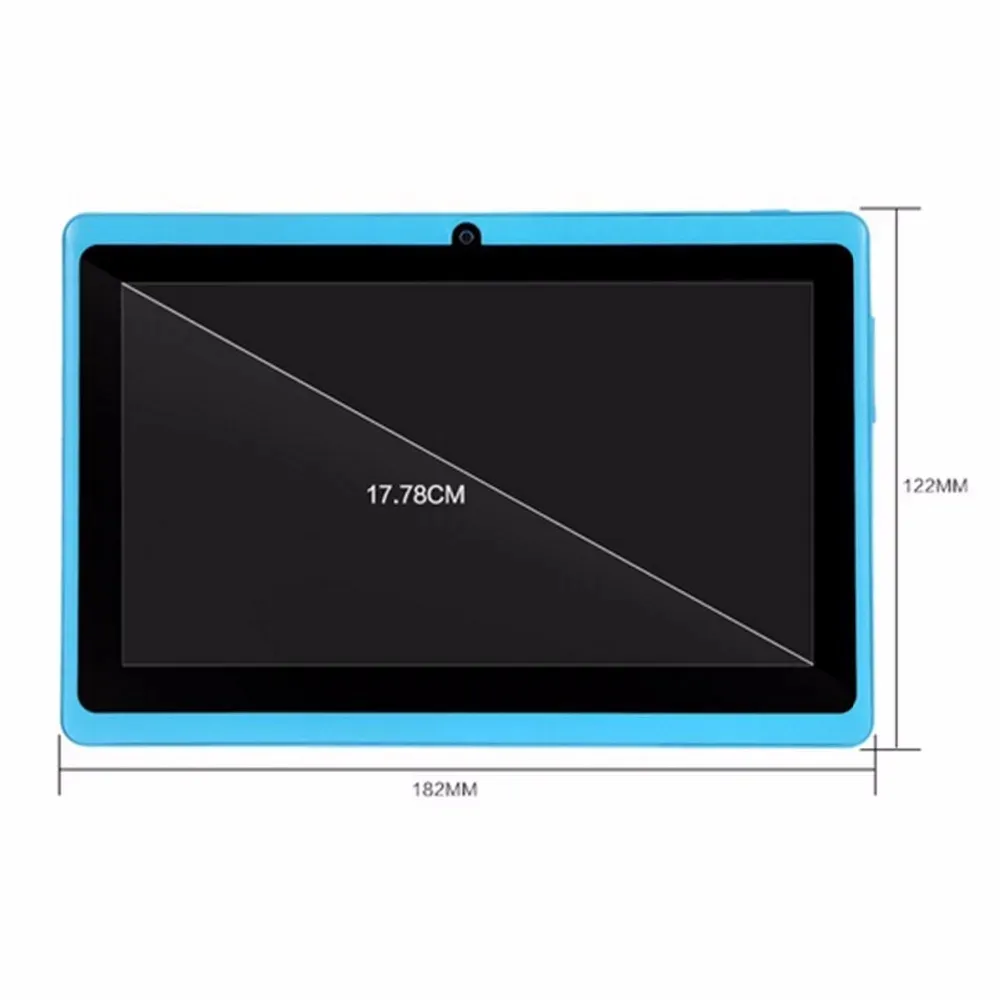 7 inch Android Kids Tablet MID Wifis Tablet PC Q88 Android 4.4 Quad CORE Tablet PC with Capacitive Screen dual Camera