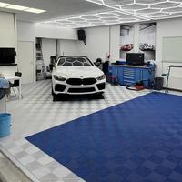 Grille de sol en plastique de 5 cm pour lavage de voitures en intérieur, tapis de detailing automobile, plaque de grille sans creuser, grille de drainage.